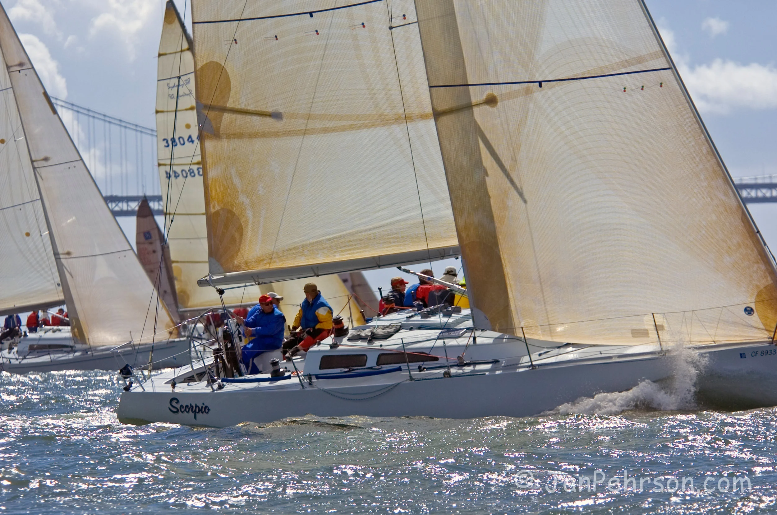 September 2004, San Francisco, CA, Big Boat Series, IRCB Racing, Scorpio (0919_1_0014_IRCB)