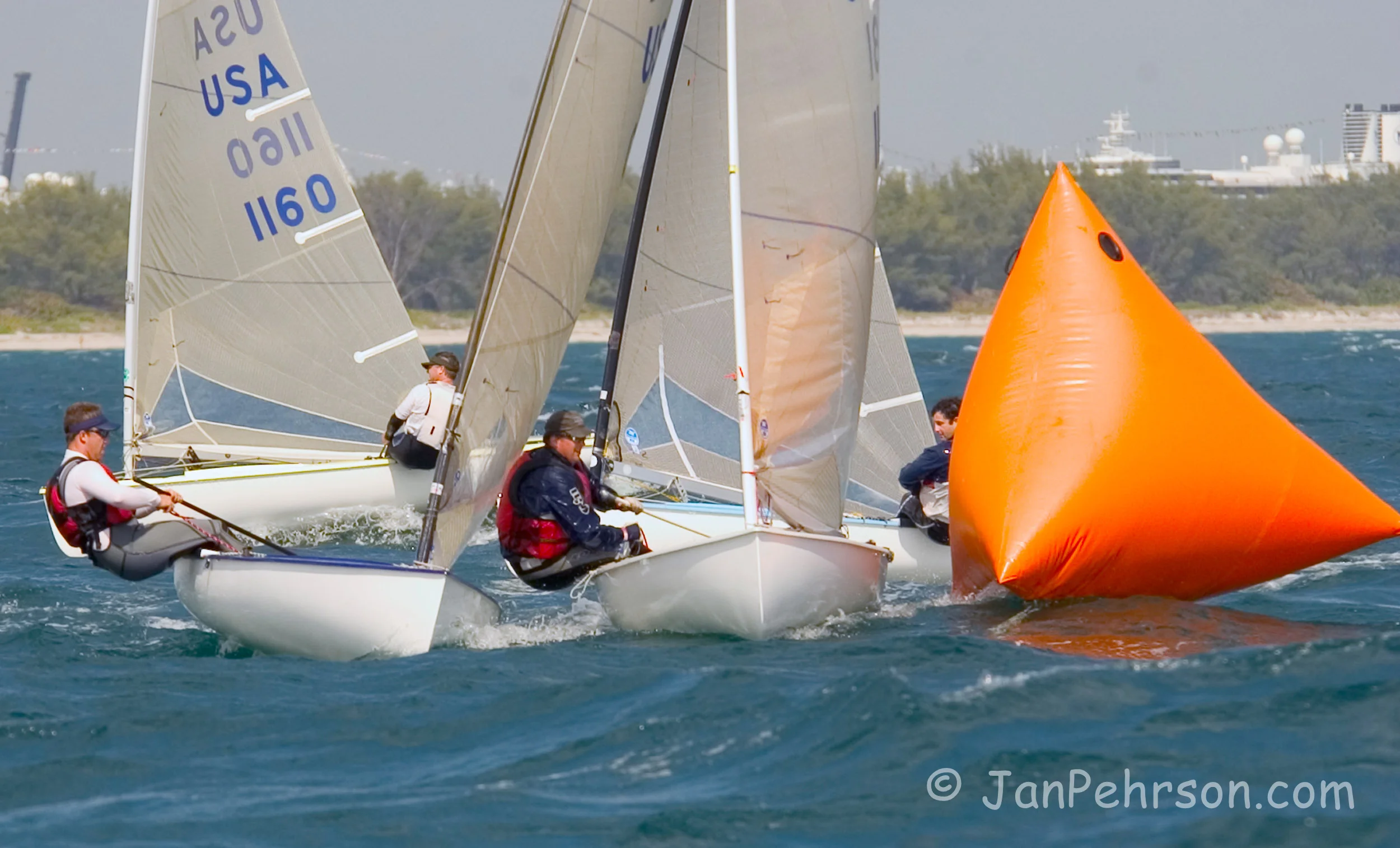 February 2004, Miami, Florida, USA Olympic Trials, Finn Class (Finn_WeatherMark#4)