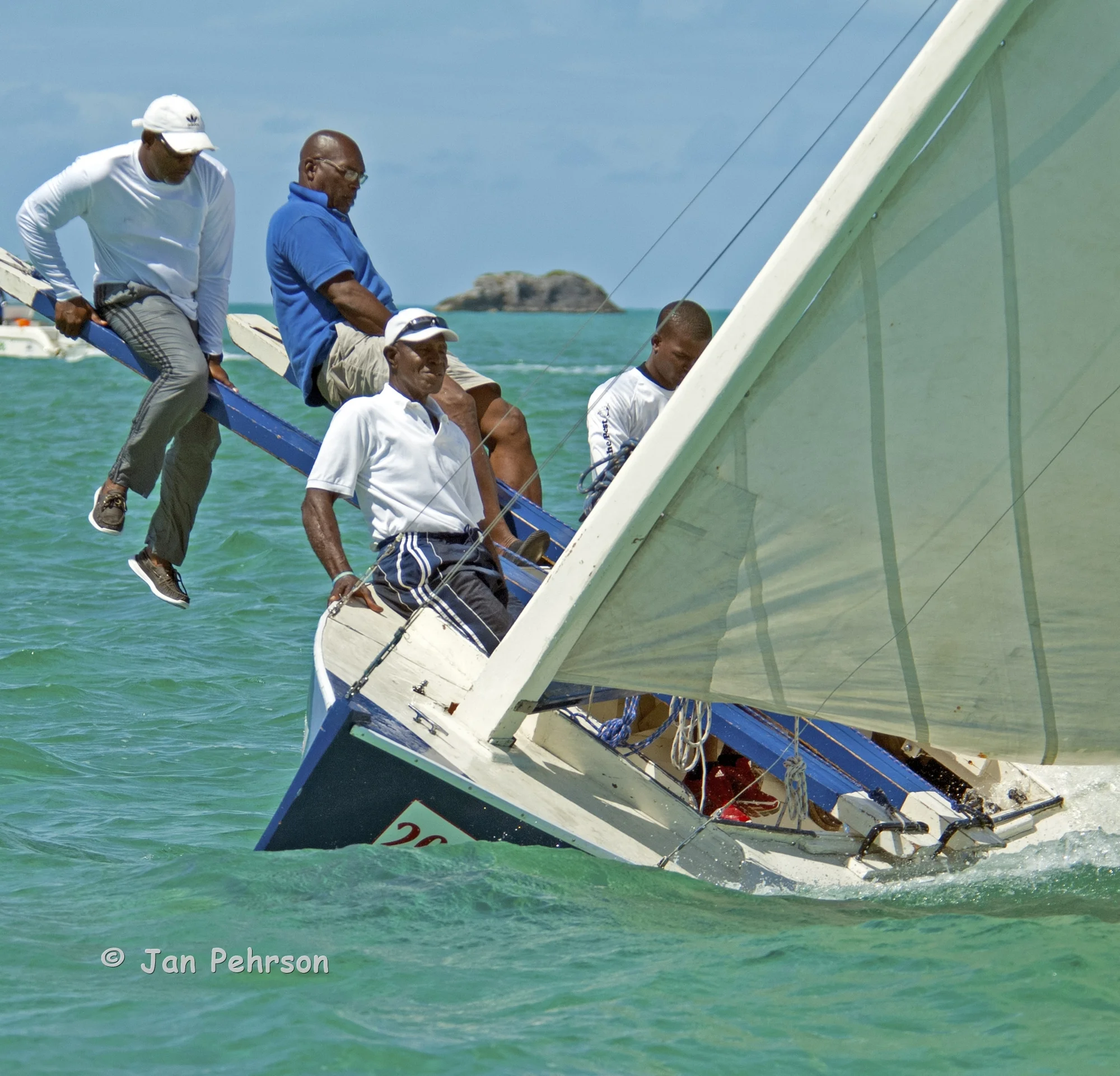 June 2018, Salt Point, Long Island, Bahamas, Long Island Regatta, Day 2, Class C - Irene Goodnight (0459)