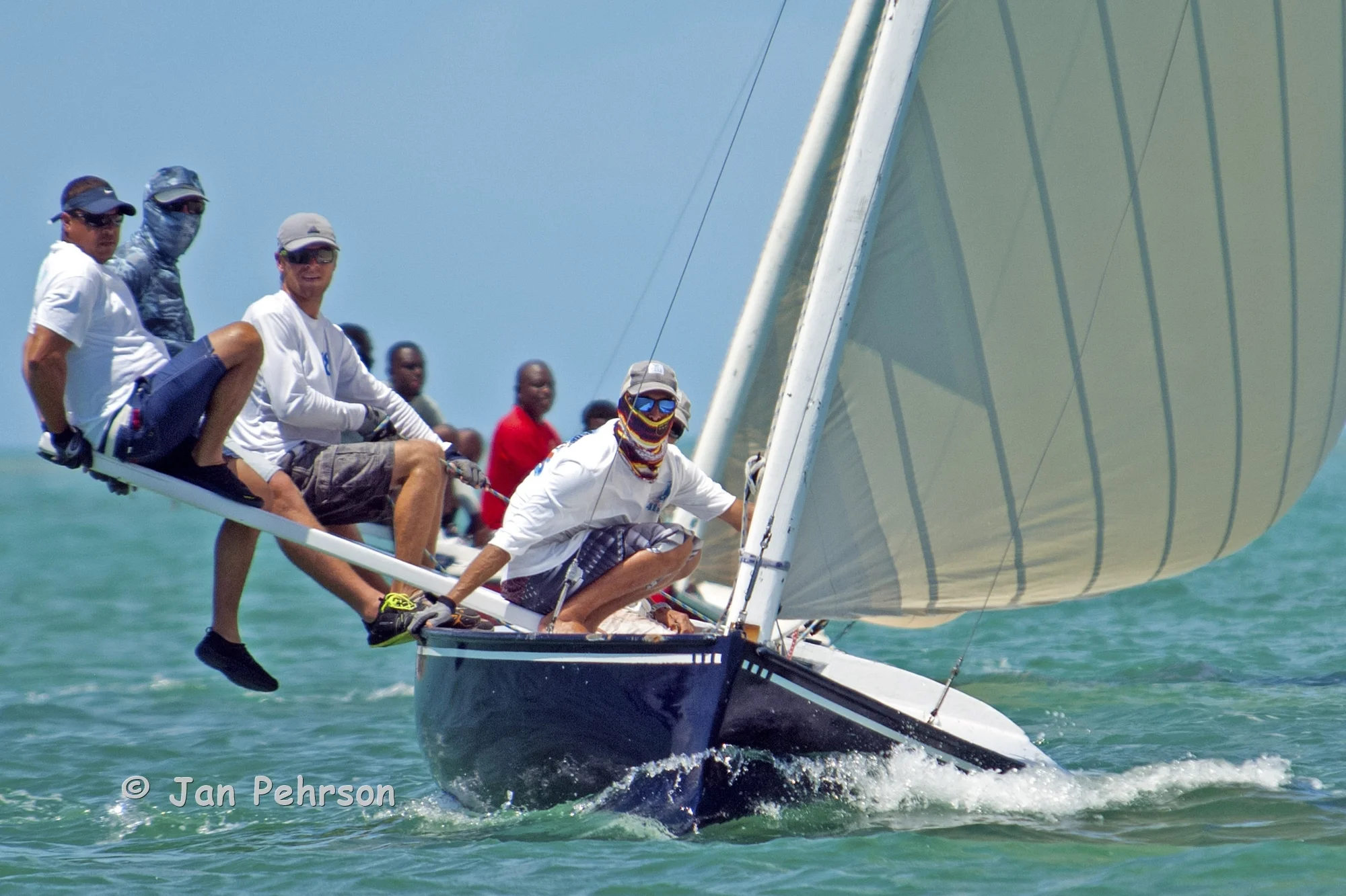 June 2018, Salt Point, Long Island, Bahamas, Long Island Regatta, Day 2, Class C - It Ain't Right (0813)