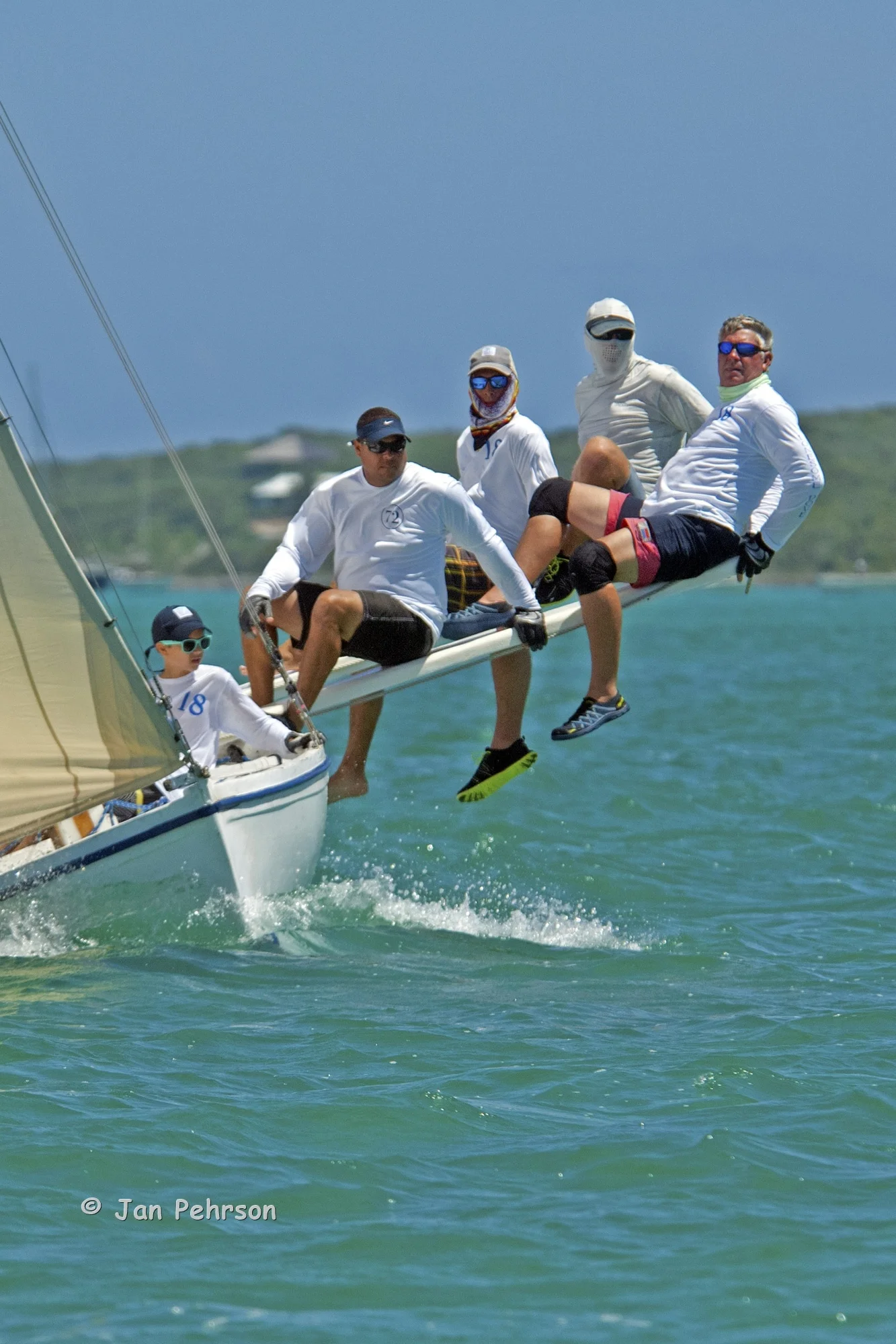 May 2018, Salt Point, Long Island, Bahamas, Long Island Regatta, Day 1, Class B - Lonesome Dove (0477)