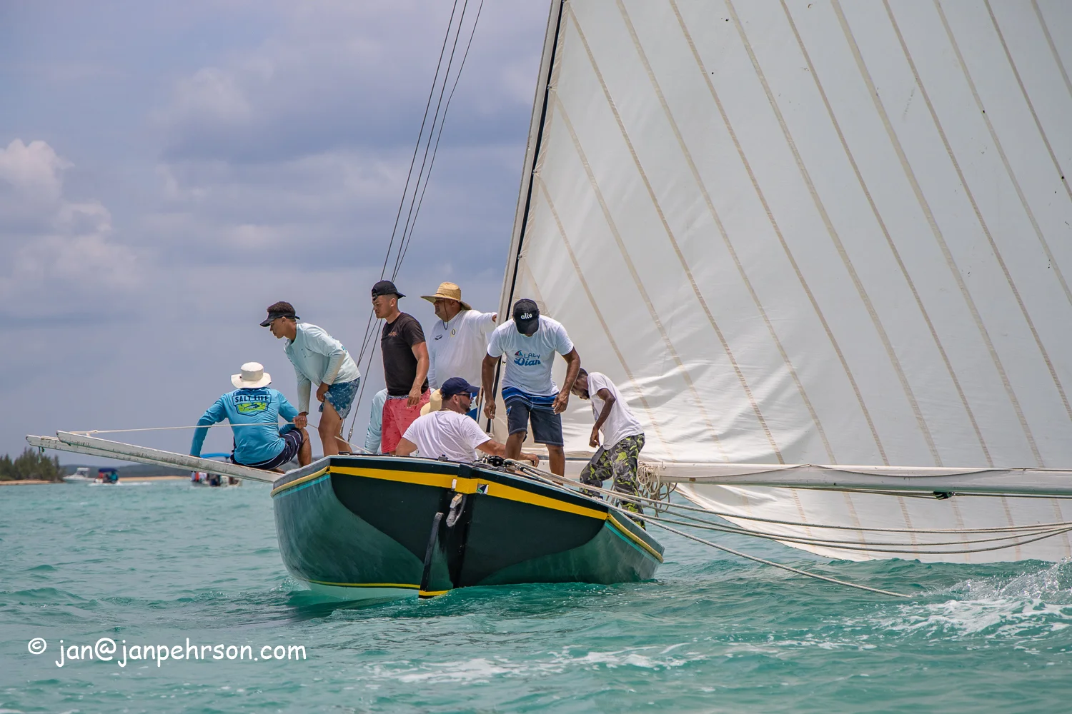 June 2019, Long Island, Bahamas, Long Island Regatta Day 4, A-Class, Rufff Justice, 4th in Class