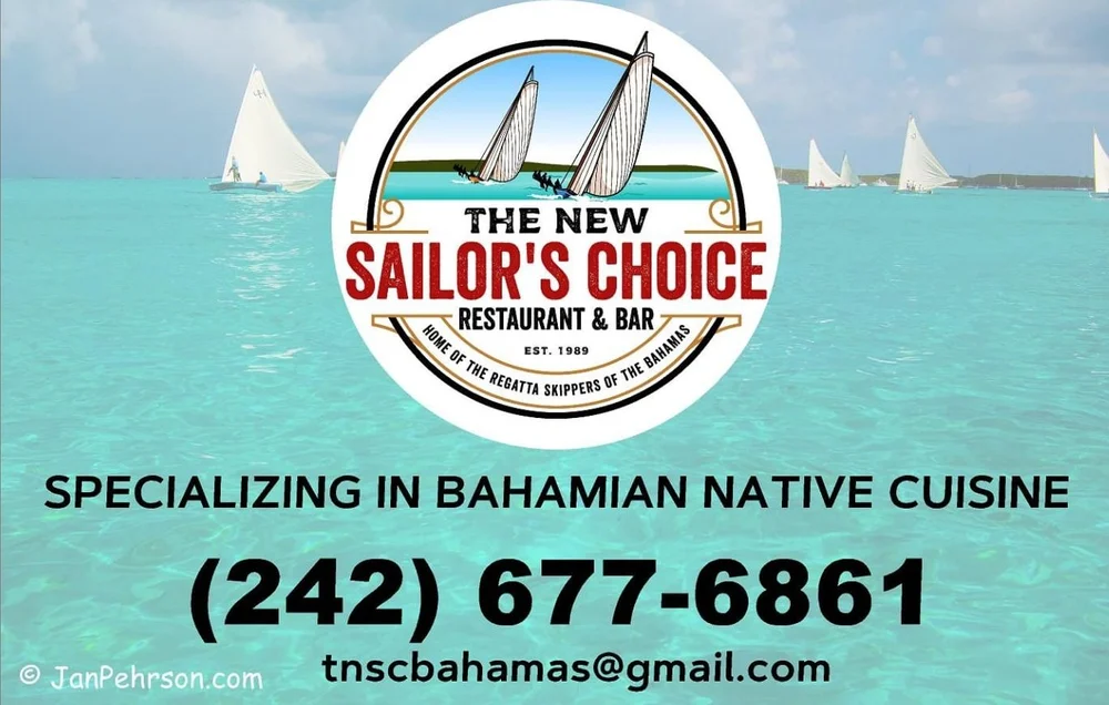 Sailor's Choice Restaurant Sign, Nassau — Jan Pehrson