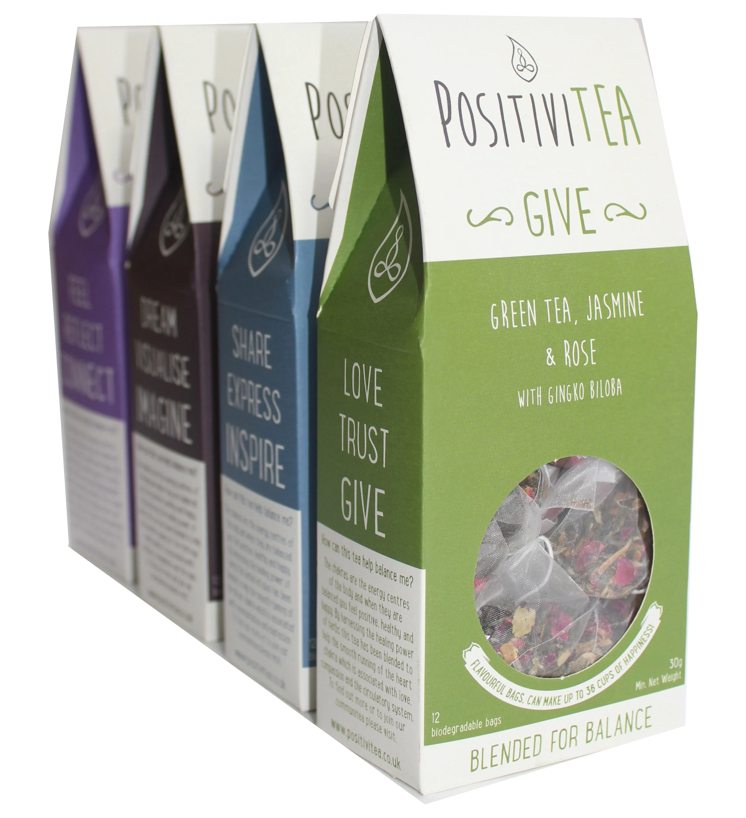 Upper Chakras Tea Set 