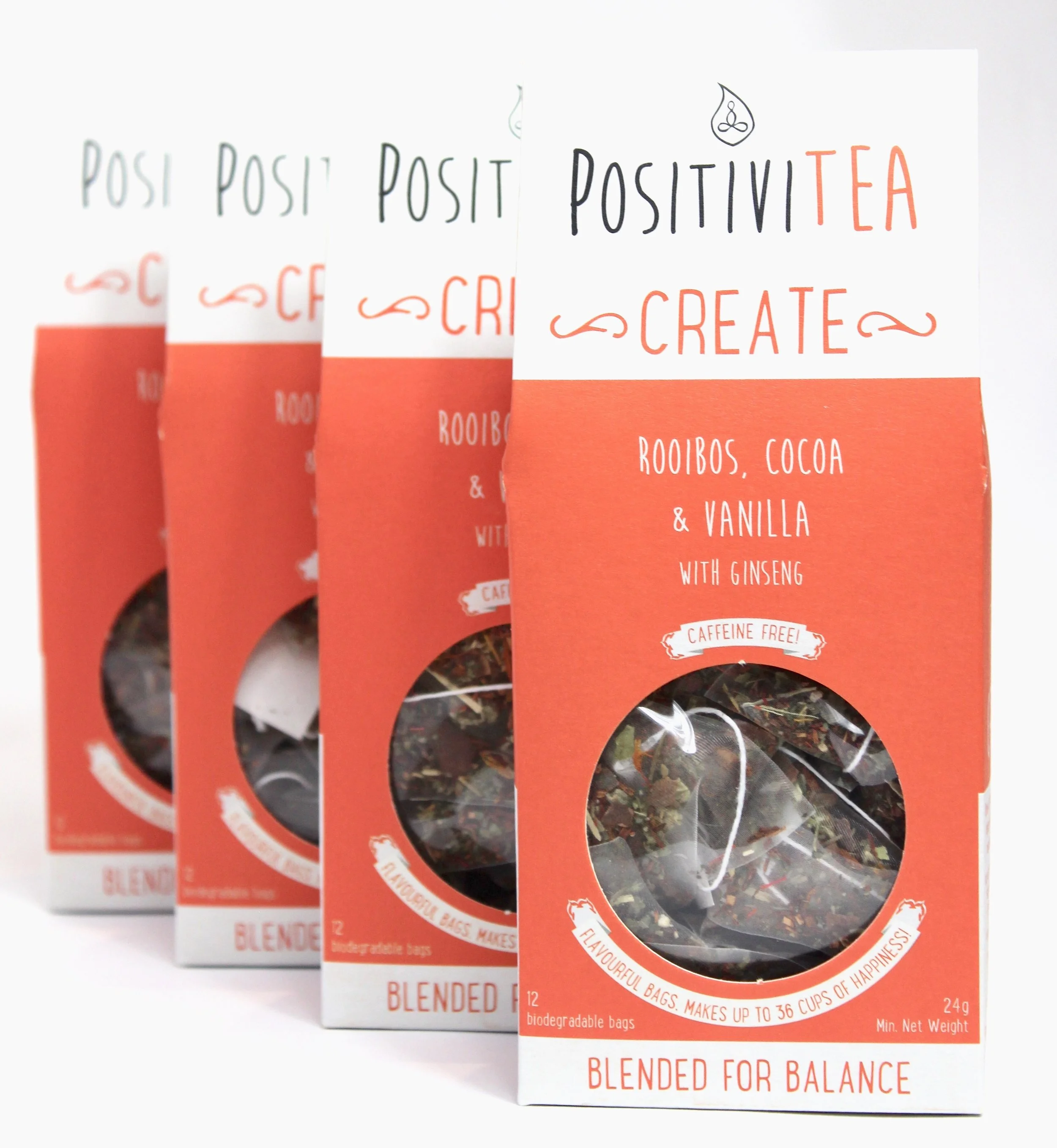 CREATE - SACRAL CHAKRA TEA BLEND - FOUR PACKETS