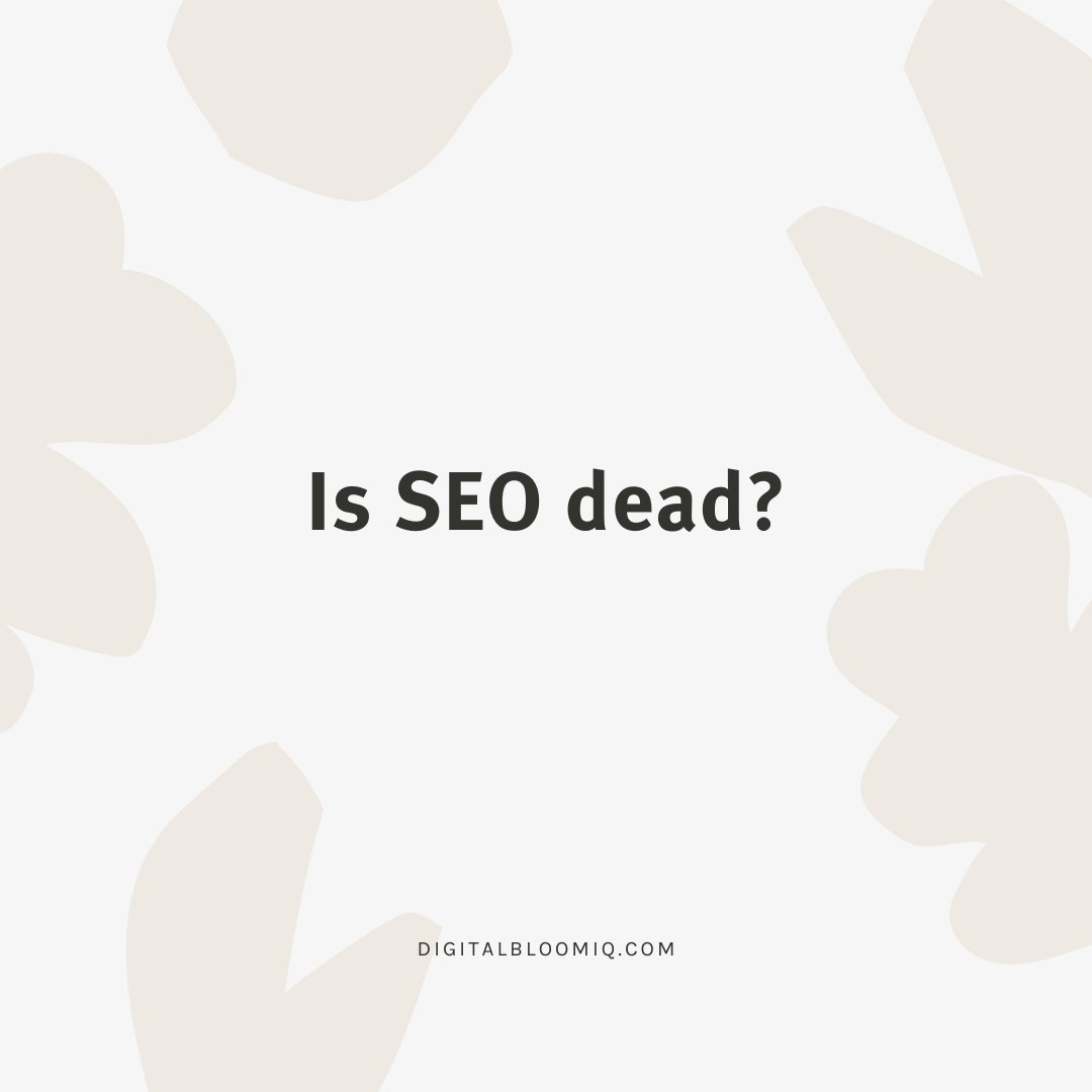 Is SEO dead?

I get asked this question regularly and you are here because you want to believe in your SEO but let&rsquo;s quickly touch on why SEO is more alive now than ever.

Here are some 2023 SEO stats you want to understand (I took these from t