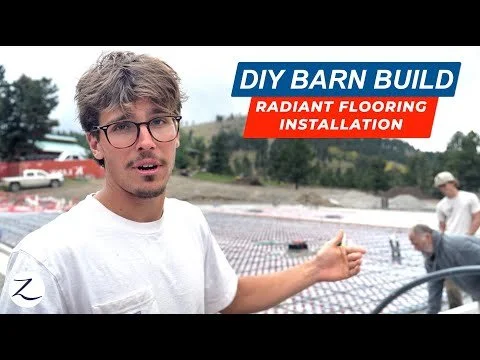 We did all this OURSELVES!! Radiant Flooring Installation (DIY Barn Build)