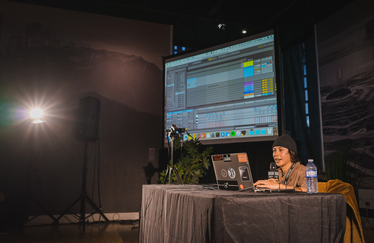 Stud1nt x Ableton workshop, Photo by Braiden Schmidt