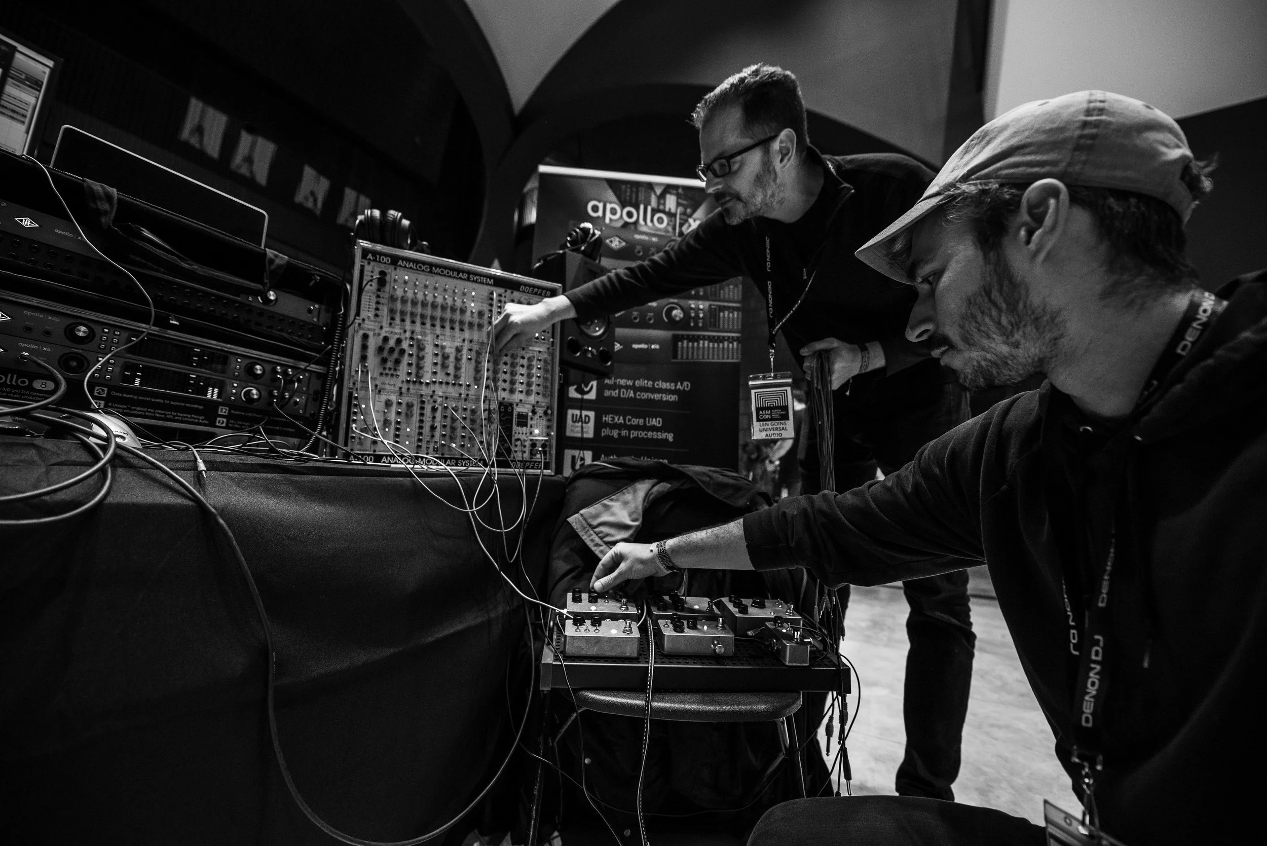 Universal Audio Booth, Photo by Leigh-Anne Hazard