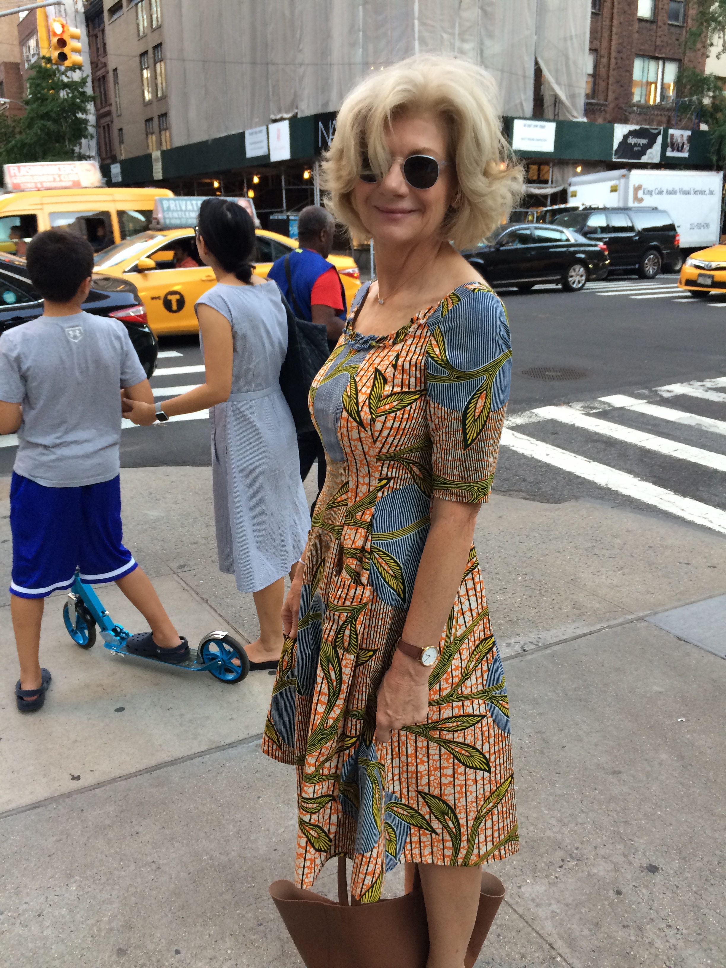 Kristen in September in New York - nonchalantly fabulous! photo: Harriet Shapiro