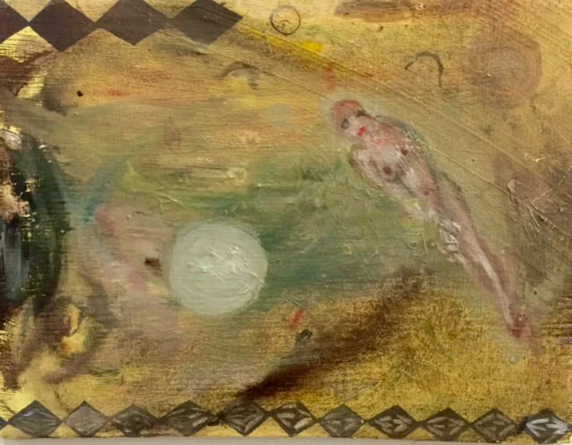 Painting by my dear late friend Ellen Cantor at Participant inc. nyc