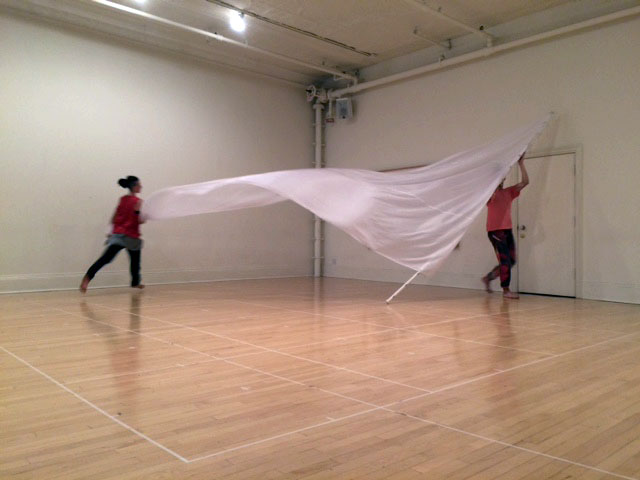 Sails in rehearsal