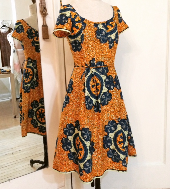 "Key" Print Dress