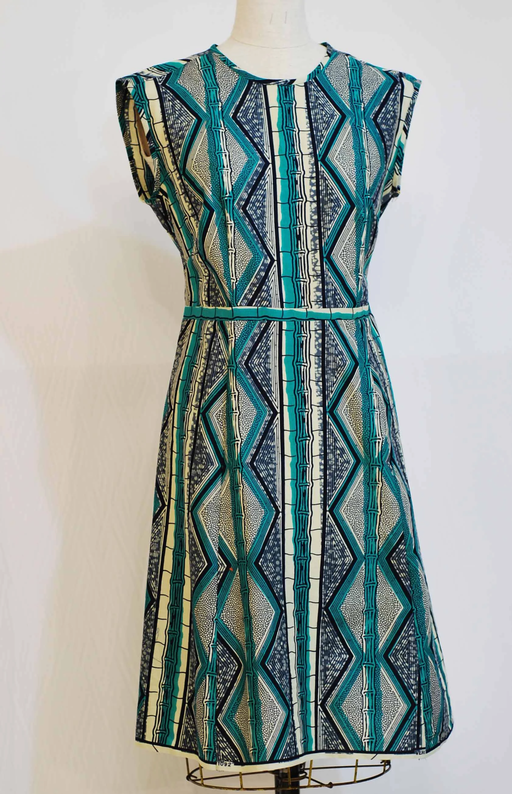Bamboo Wax Print - sz 10 - waist 32" bust 38" was $425 - now $275. 100% Cotton - machine washable - SOLD
