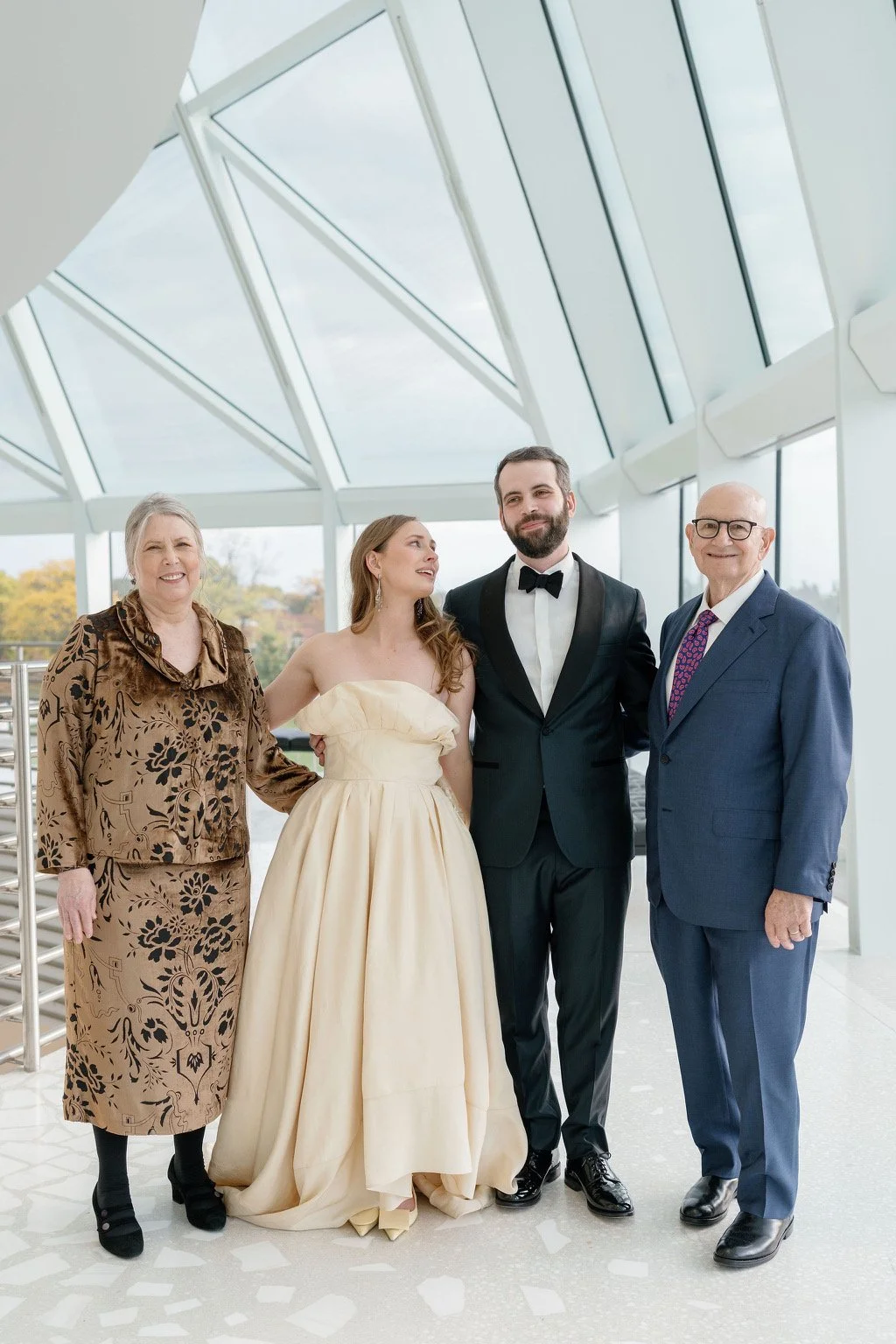  Mother of the Groom  - Amy Axler  -  cut silk velvet jacket and skirt 