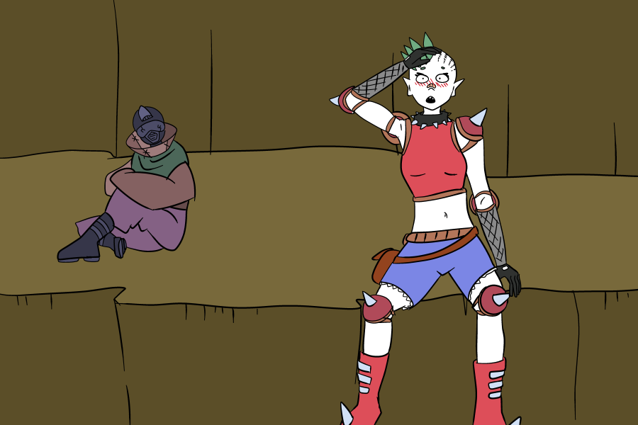 a picture of protagonist