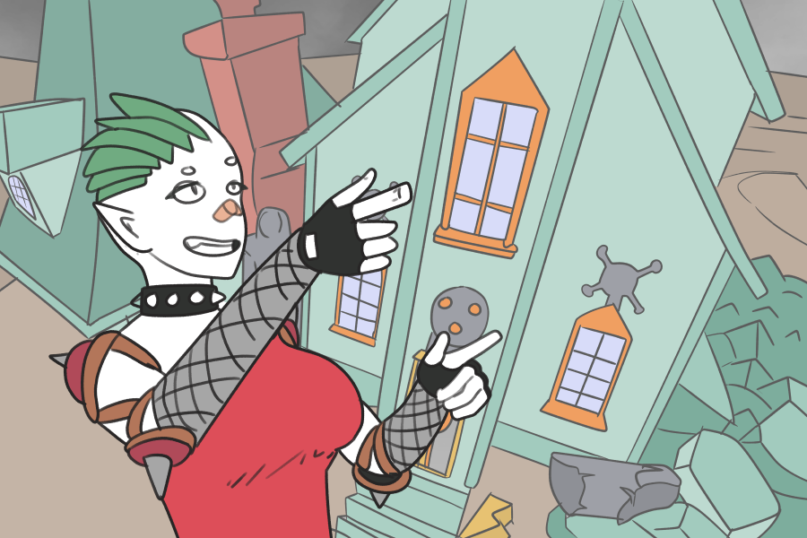 a picture of protagonist