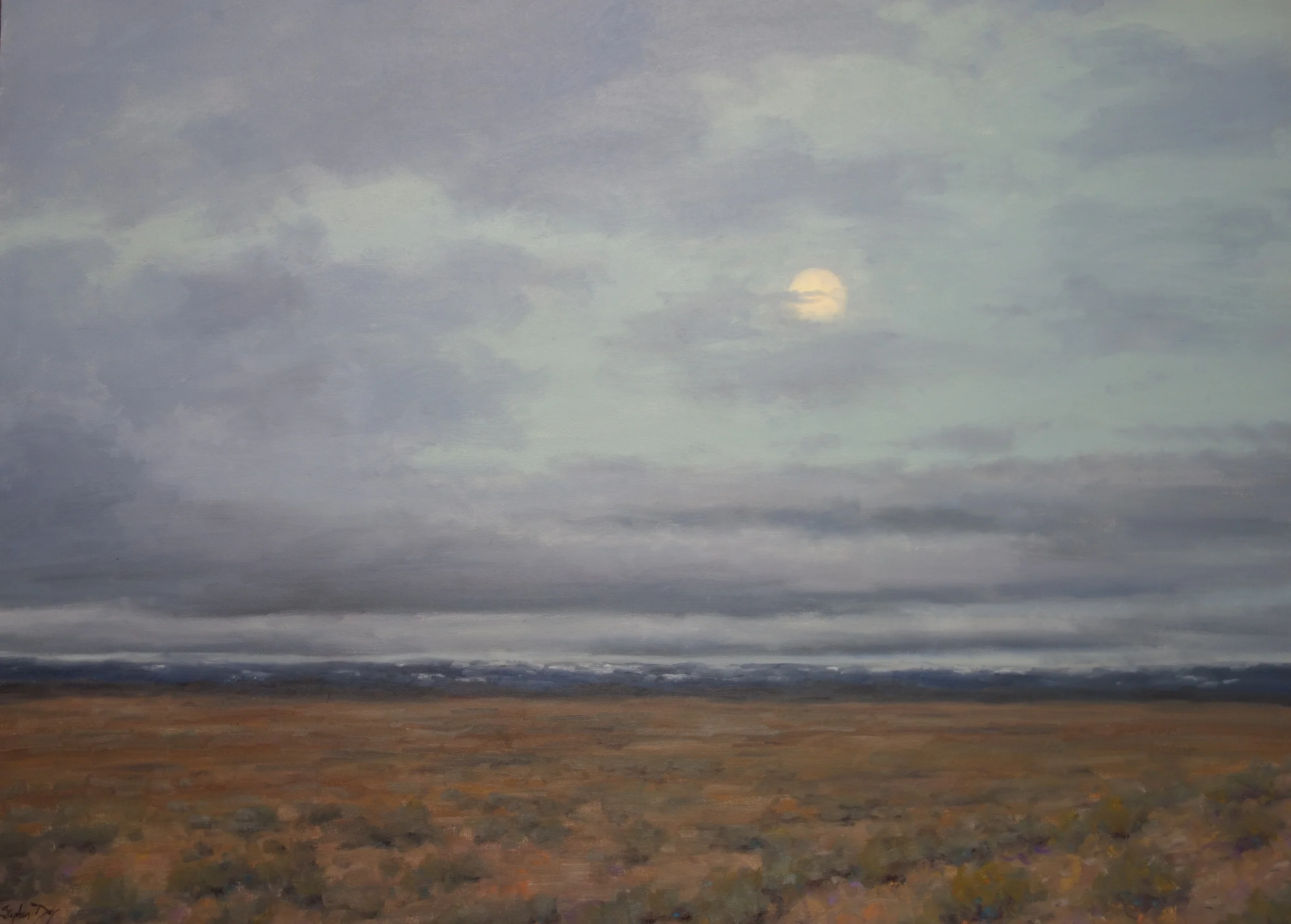 Morning Moon – San Luis Valley    30 X 40  .JPG