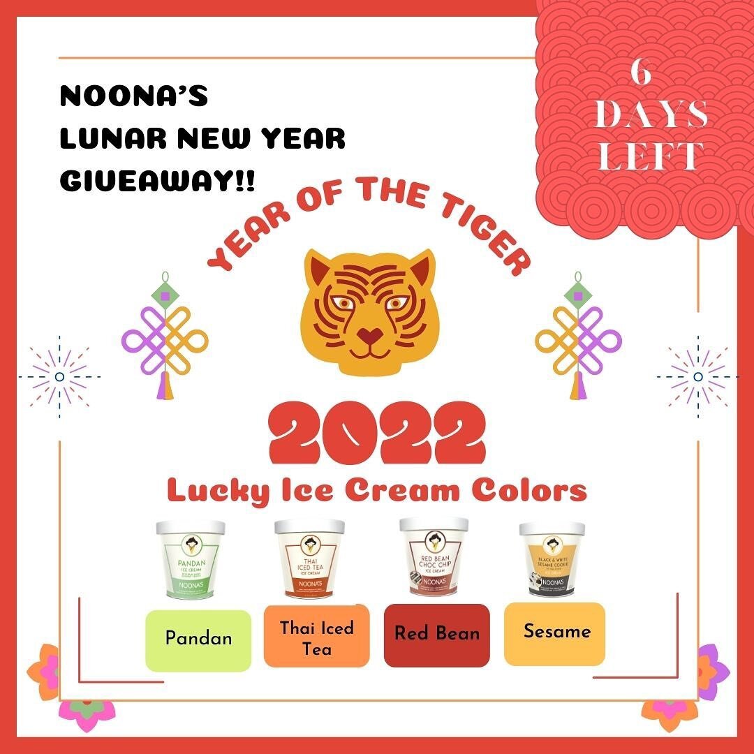 Lunar New Year is less than a week away! 🎊🥳💛

Countdown with us by entering this tasty giveaway! We&rsquo;re choosing 6 winners, so get all your loved ones in on this one! 6 winners, 6 prizes with one prize definitely being a taste of some of our 