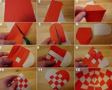 Quick guide to making Julehjerte (Christmas Hearts)