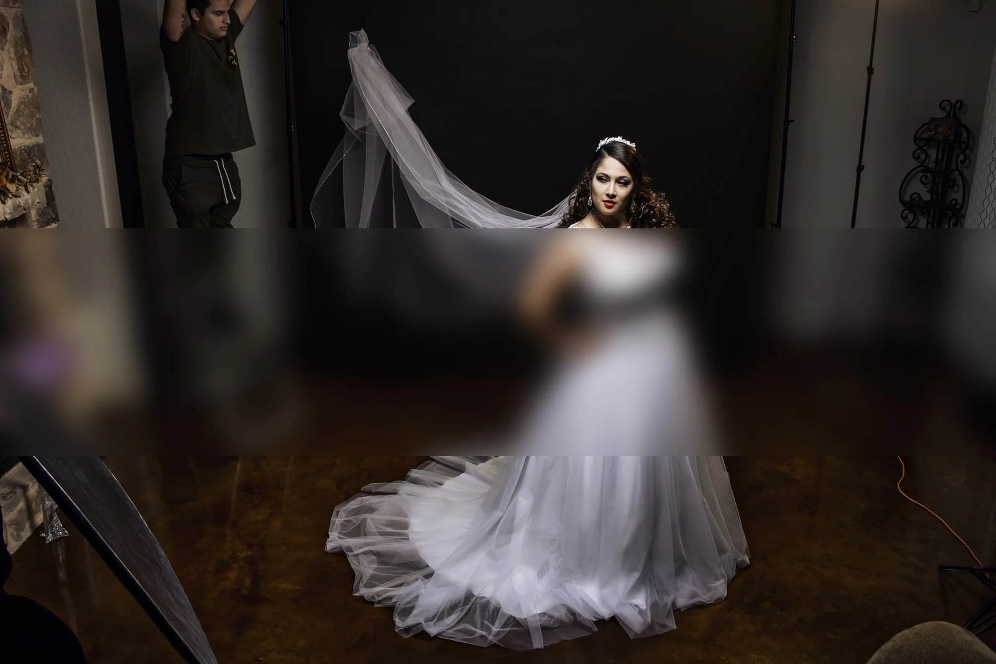 *I blured &nbsp;out the middle of the photo to keep the dress unraveled until the wedding! 😝&nbsp;