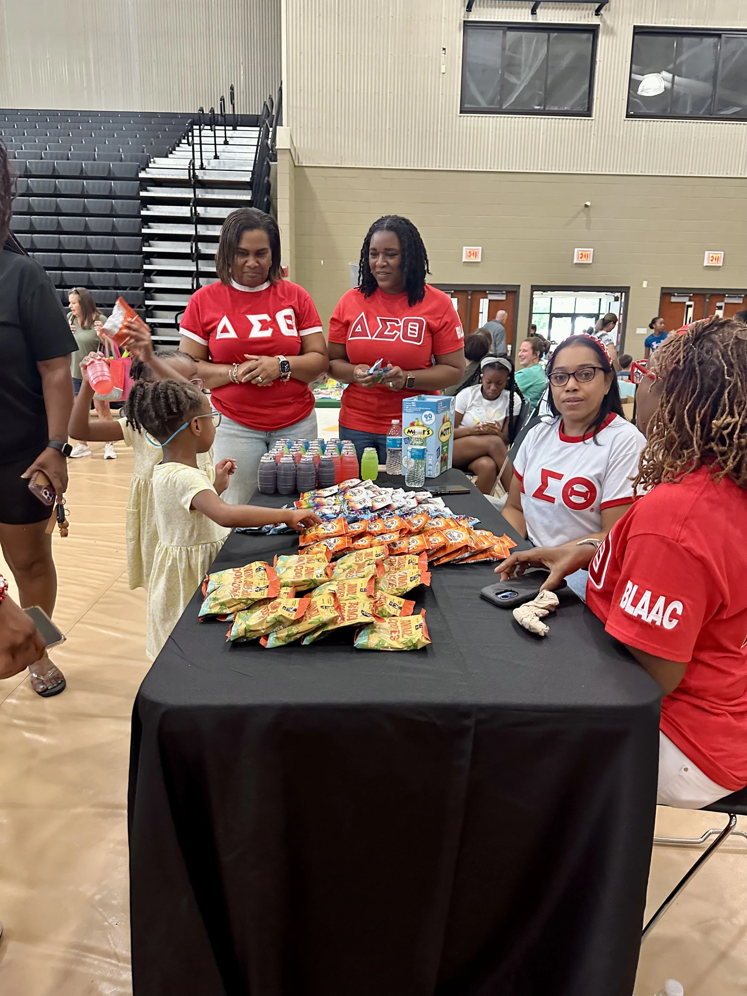  Local businesses and organizations participated in the Assumption Parish Schools’ Early Childhood Day, providing participants with resources. 