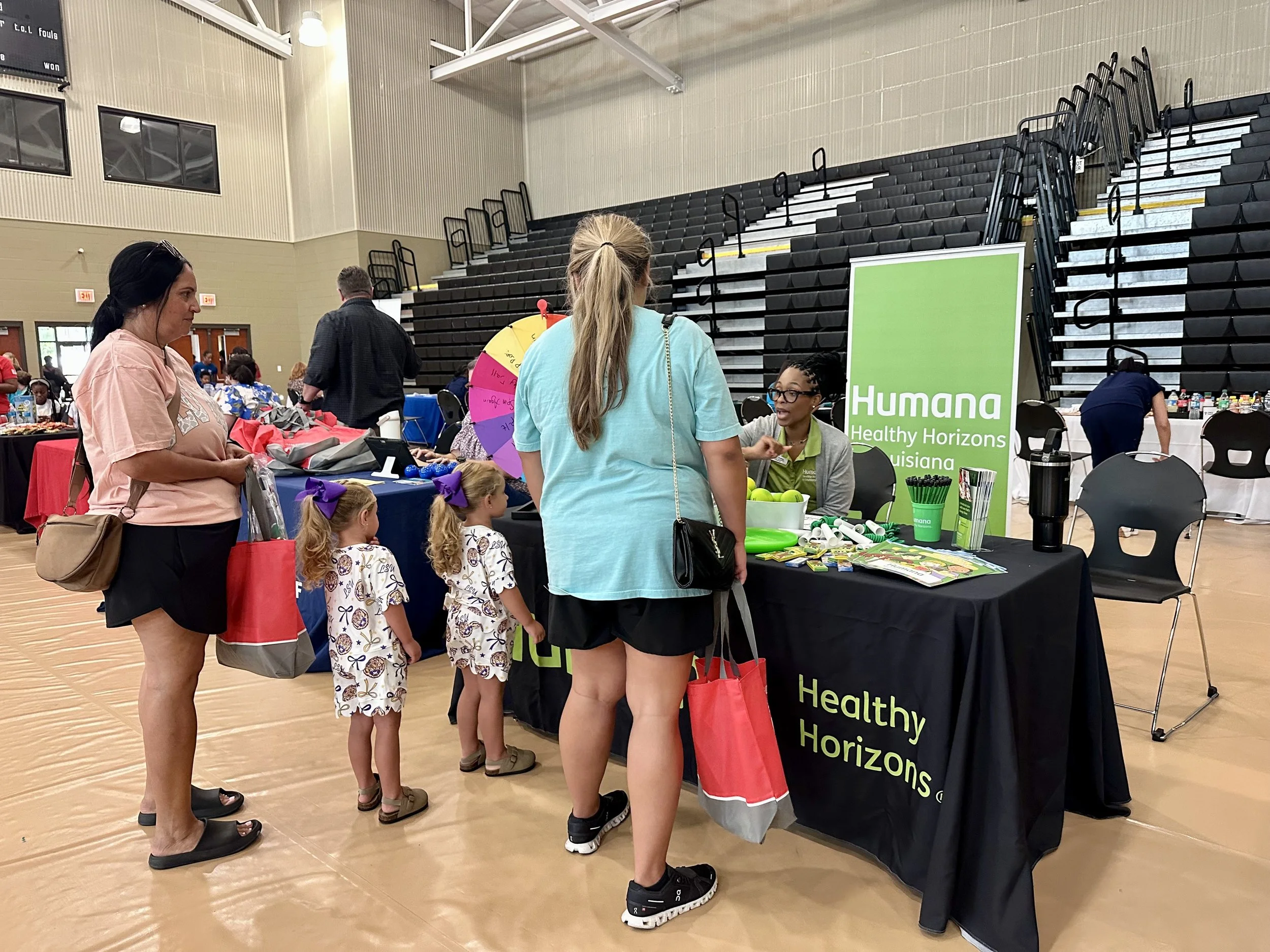  Local businesses and organizations participated in the Assumption Parish Schools’ Early Childhood Day, providing participants with resources. 