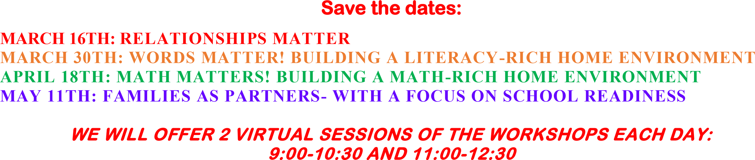 Assumption Parish Early Childhood Series — Assumption Parish