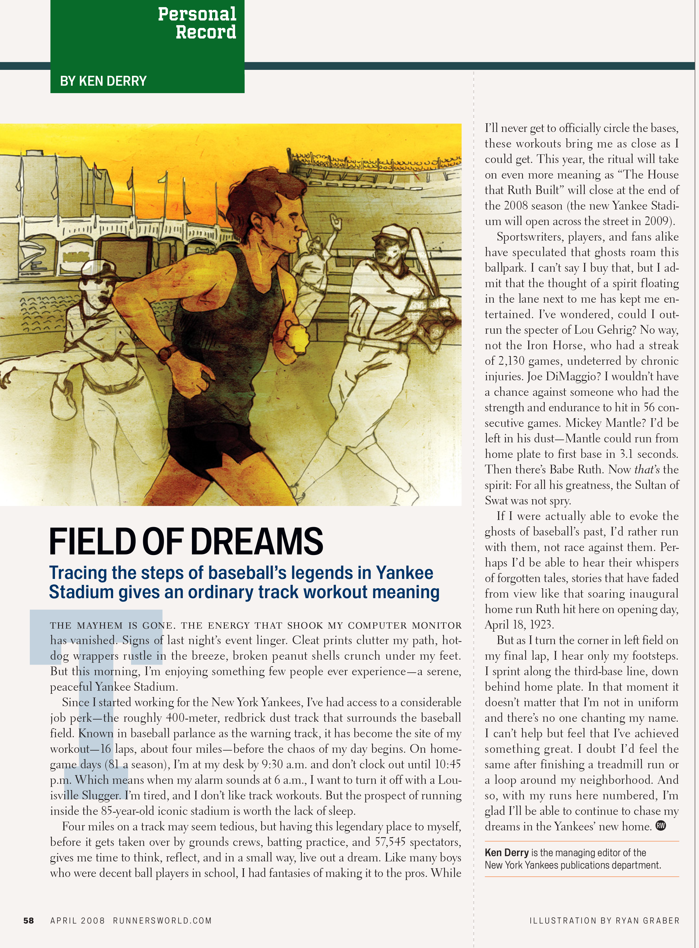 Runners' World: Running at Yankee Stadium