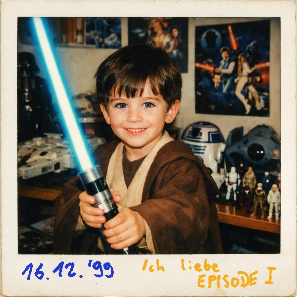 Unser gestriges T&uuml;rchen von #DerLetzteAdventskalender erinnert Daniel daran, dass er sich fr&uuml;her als Kind selbst nicht geglaubt h&auml;tte, in Zukunft mal st&auml;ndig neues #StarWars in Fernsehen und Kino zu bekommen. Noch unvorstellbarer 