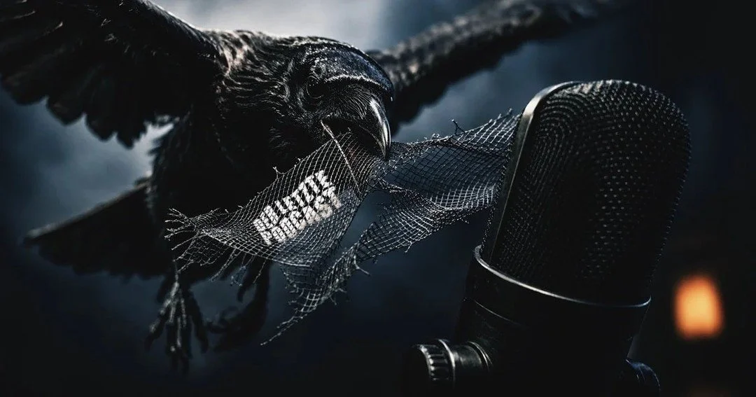 Erst merkw&uuml;rdige Ger&auml;usche, dann Daniels ebenso merkw&uuml;rdiger Aufschrei: &ldquo;ACH DU SCHEISSE!&rdquo; - Ein mutma&szlig;licher #Rabe (vermutlich aber wohl doch eher eine #Kr&auml;he&hellip;) hat unser #Podcast - Studio attackiert.

Lo