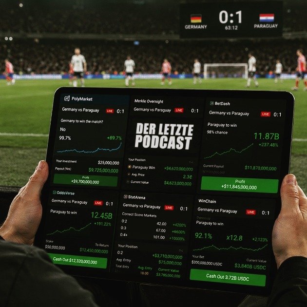 Genial ausgeschieden: #DerLetztePodcast vermutet den wahren taktischen Schachzug von Ex-DFB-Trainer Nagelsmann bei der #WM2026, den alle anderen scheinbar &uuml;bersehen haben...
 
In Folge 563 kostenlos bei Spotify, Apple Podcasts oder auf DieLetzte