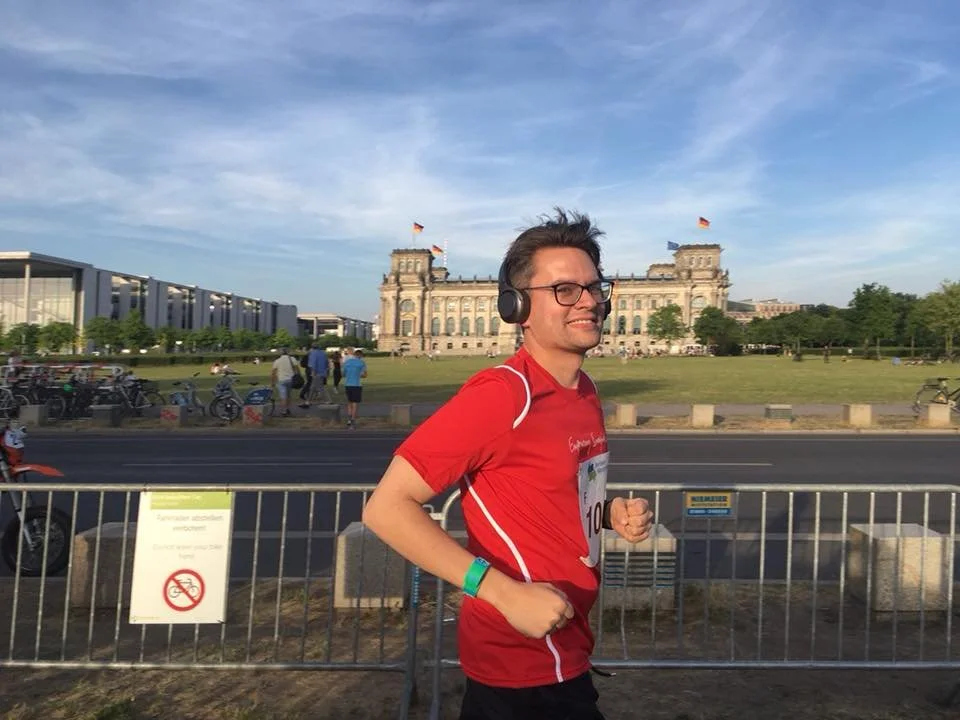 Foto von Alexander Voigt beim Berlin Marathon. © Alexander Voigt / DieLetzte.website