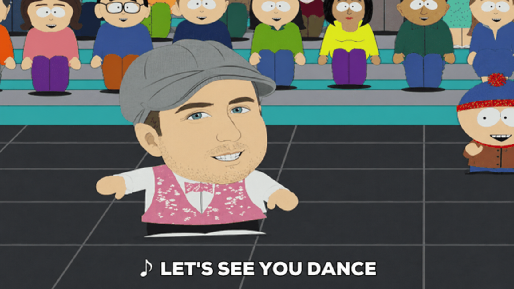 Parodie einer Szene aus der Zeichentrickserie "South Park" mit dem Cartoon-Kopf von Daniel Pook als Meme reinmontiert. Satire von Das Letzte Wiki.