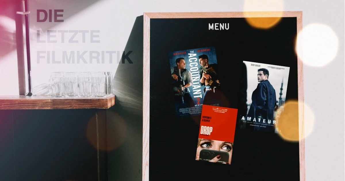 Filmmenü - The Amateur, The Accountant 2 & Drop: Tödliches Date episode artwork