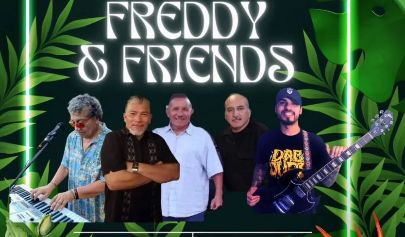 Live Music: Freddy Castro and Friends, 6-9 pm / Food Truck: DisFruta, 3-8 pm