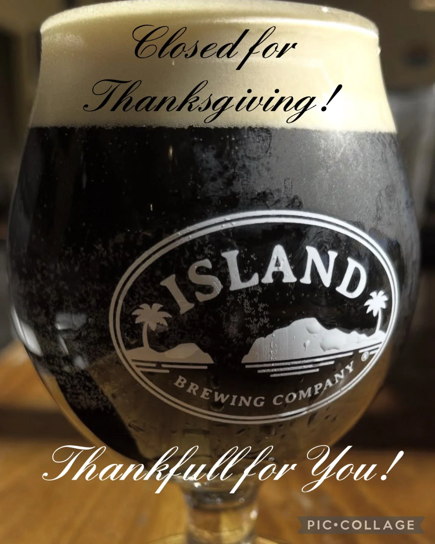 Closed for Thanksgiving! See you Friday!