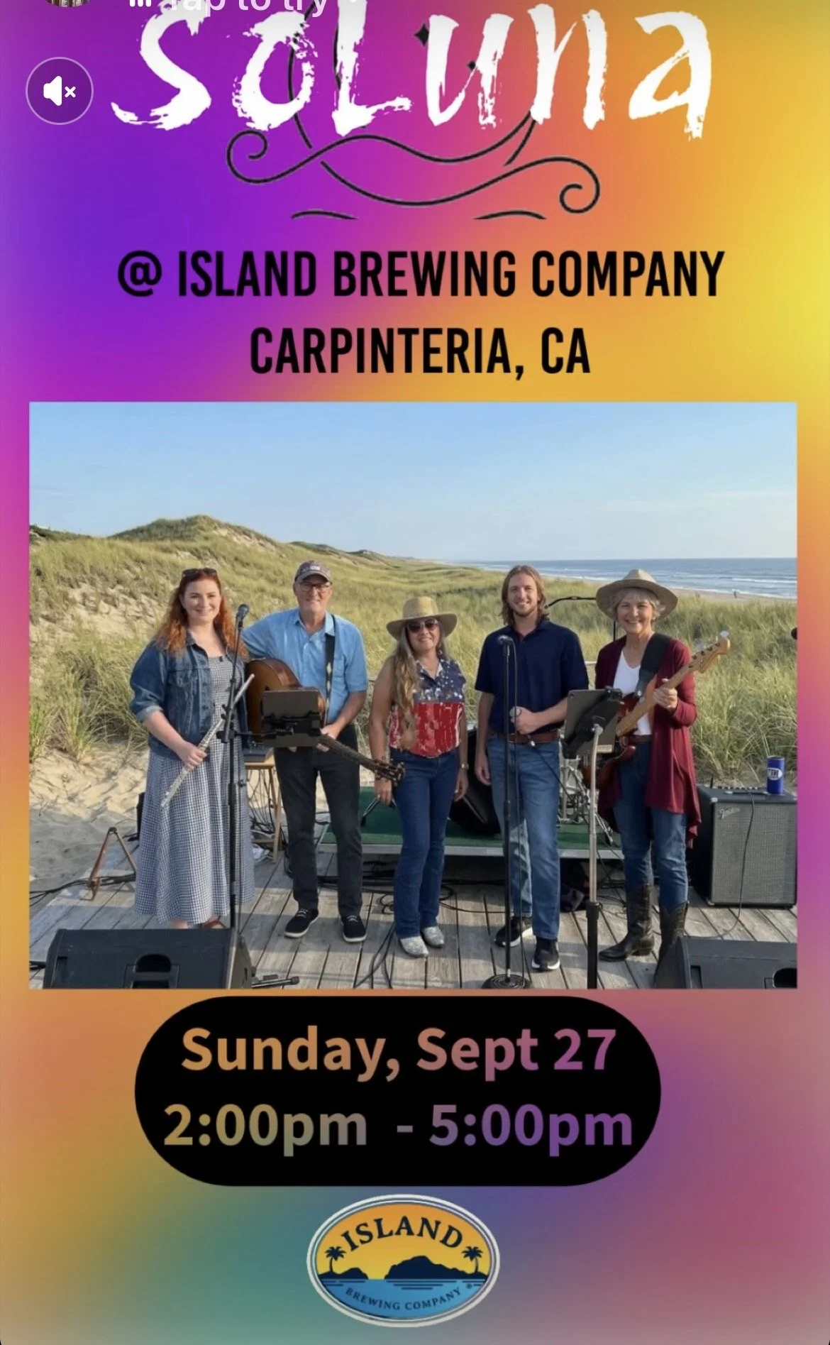 Live Music: Soluna, 2-5 pm 