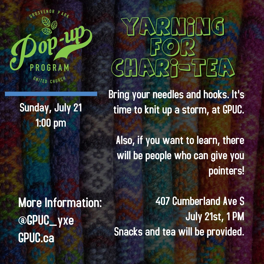 Yarning For Chari-Tea