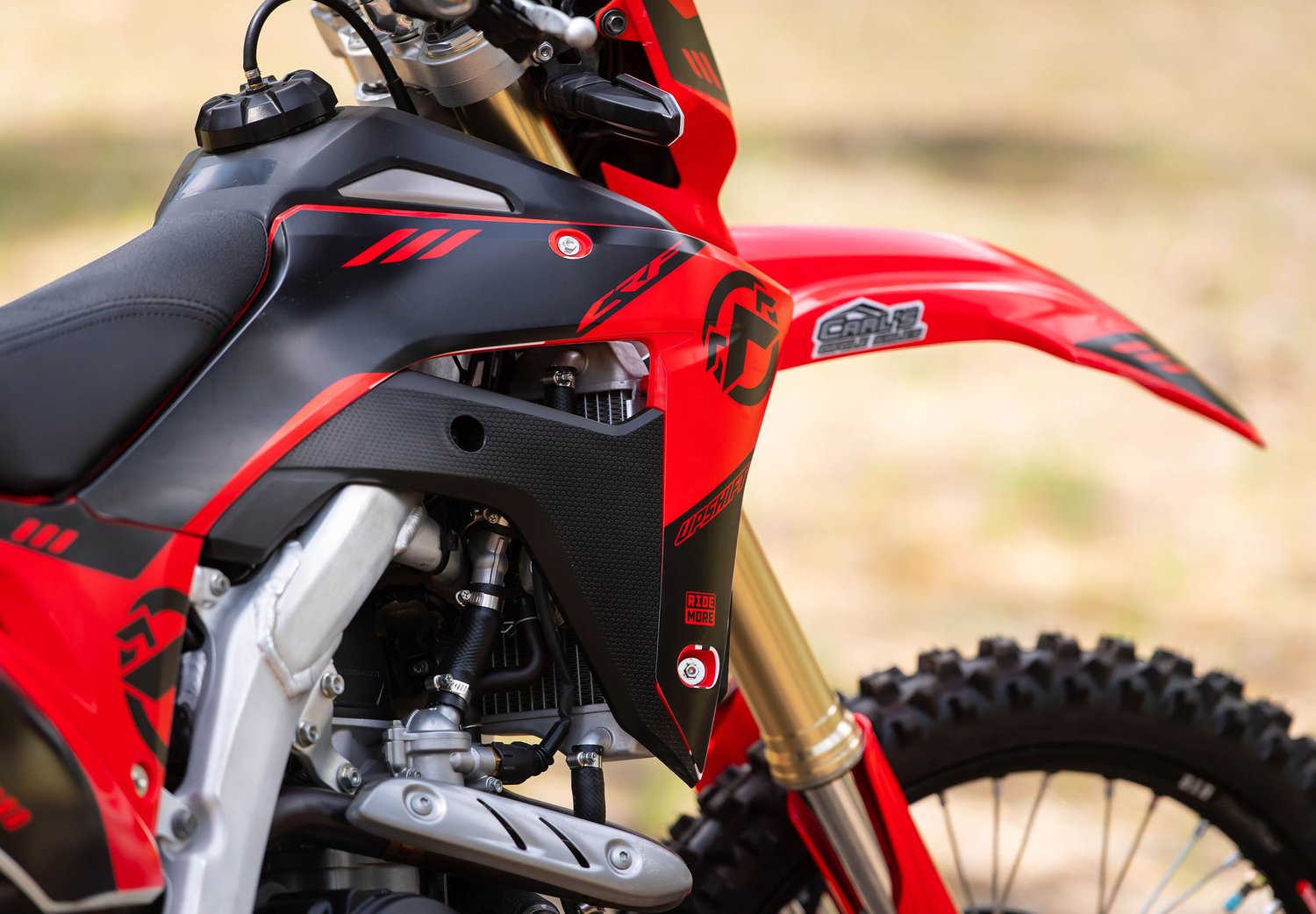 Upshift 2019 2020 Honda Crf450l Red Black Graphics Kit