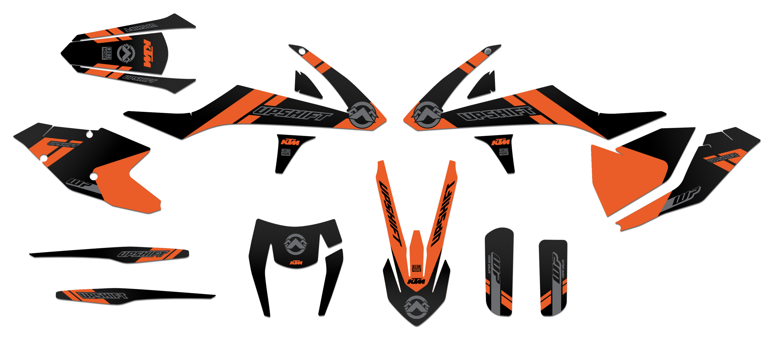 Racetech Plastik Kit Satz OEM Orange KTM EXC EXC-F 250 300 350 450 500 2020 XC-W 