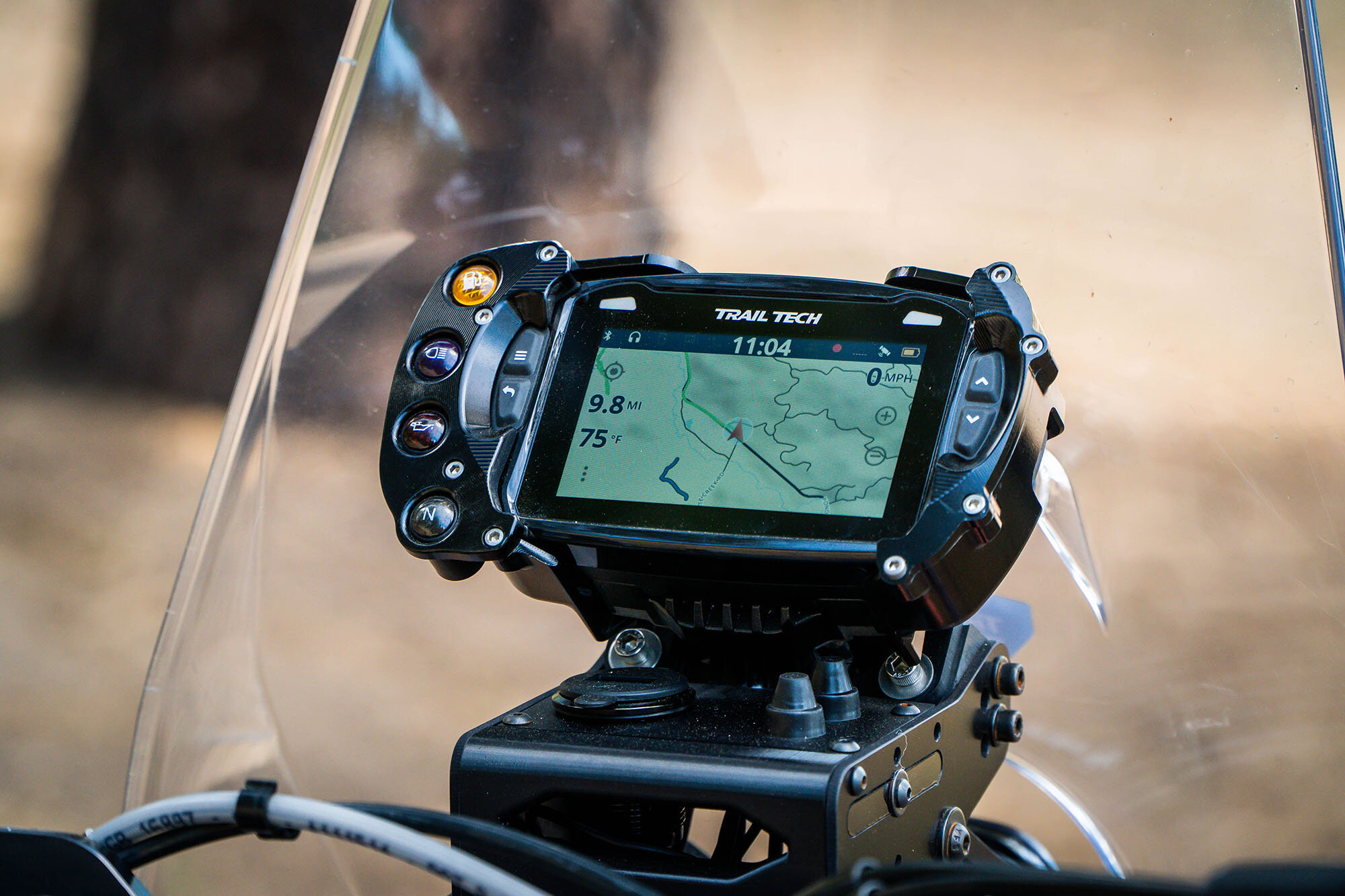 TrailTech TrailTech:トレイルテック VOYAGER PRO GPS デジタルメーターキット SV650 正立 ディスクブレーキ 水冷25mmセンサー SUZUKI スズキ