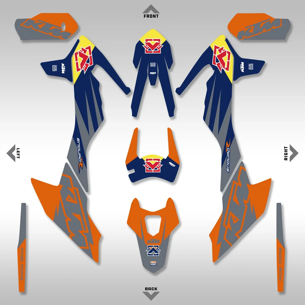 UPSHIFT2019 - 2022 KTM 690 ENDURO NO BULL GRAPHICS KIT