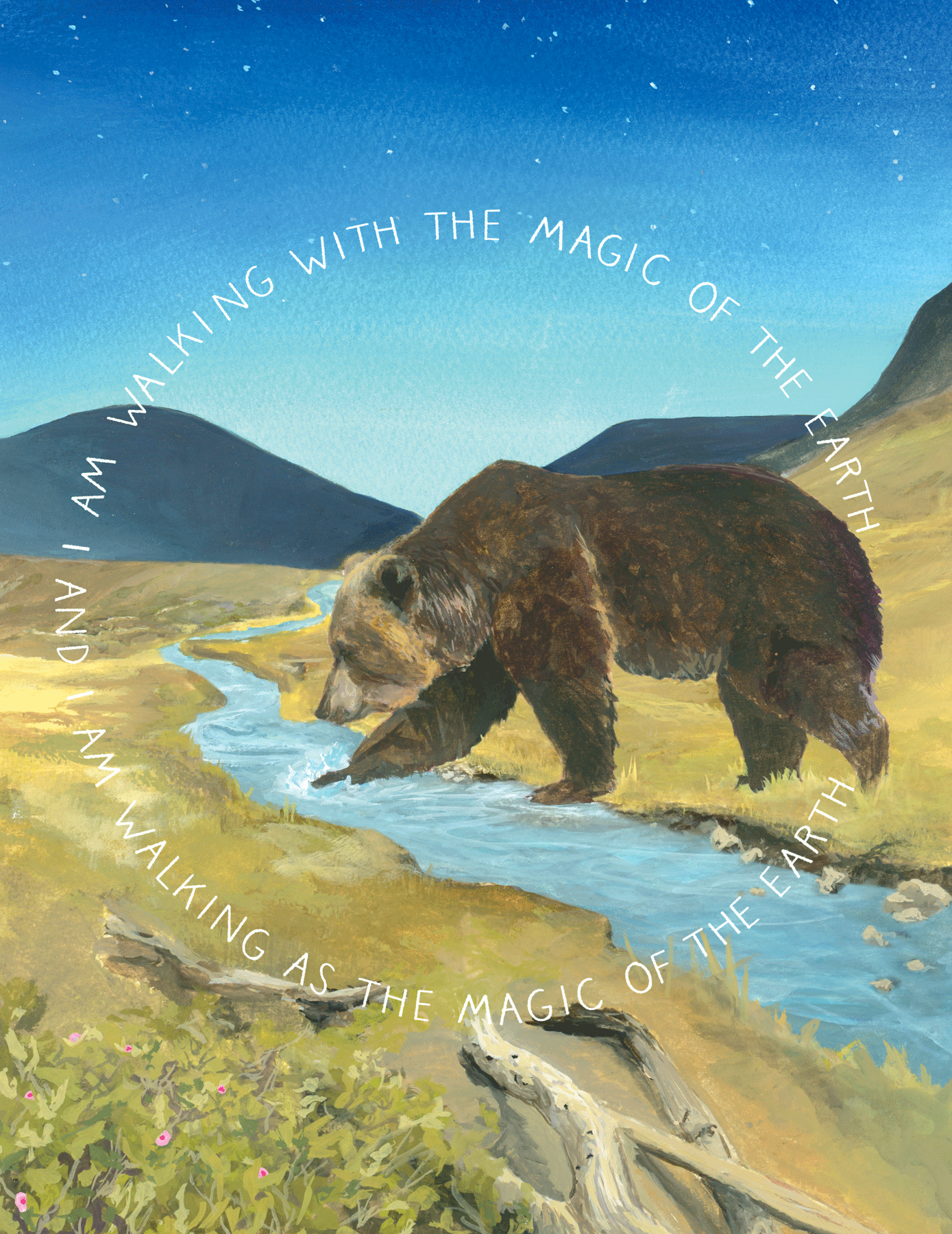 Magic Bear Print
