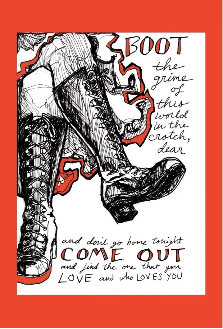 Come Out...Smiths Inspired Postcard