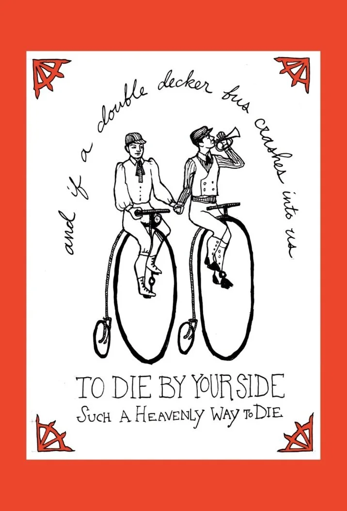 To Die by Your Side...Smiths Inspired Postcard