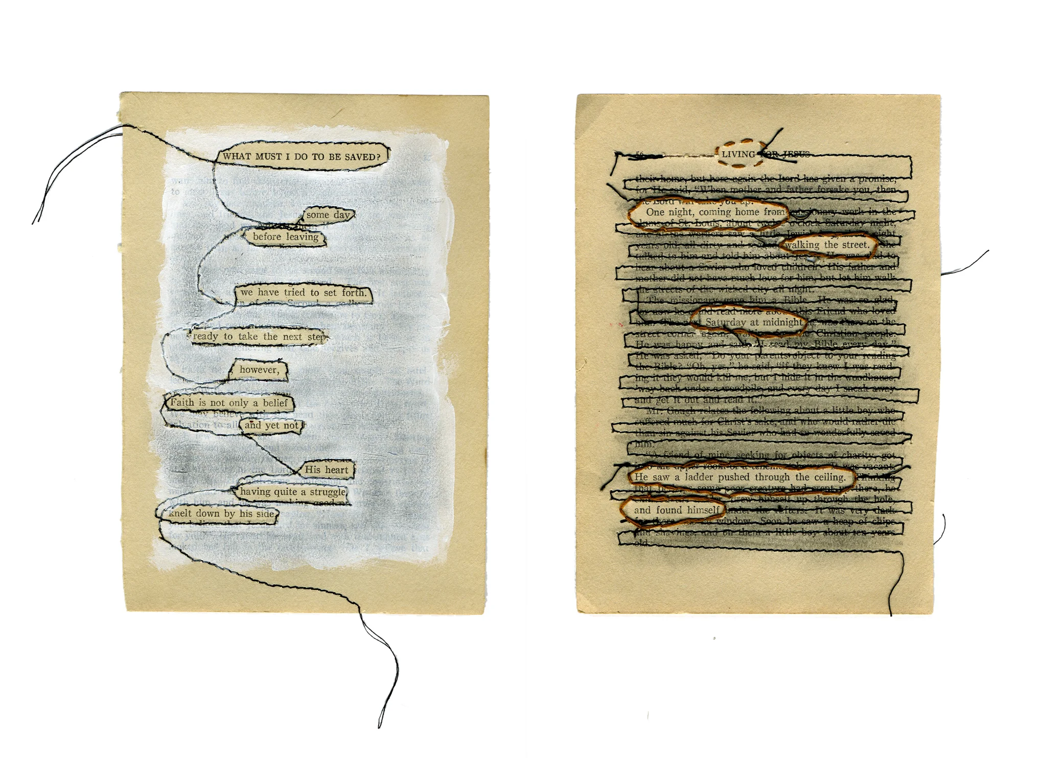 Saturday At Midnight altered book sold