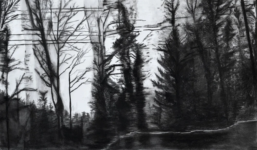 Skyline #2 Charcoal on Paper