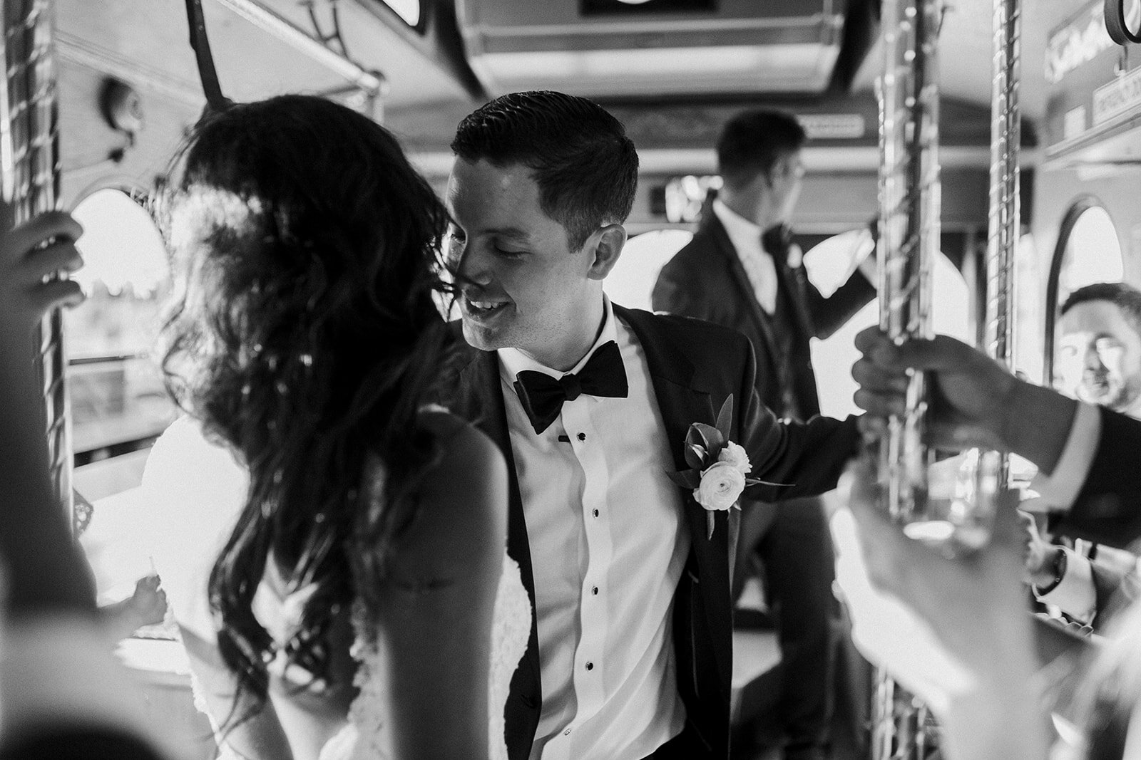 25 Bride Groom Wedding Trolley Celebration.jpg