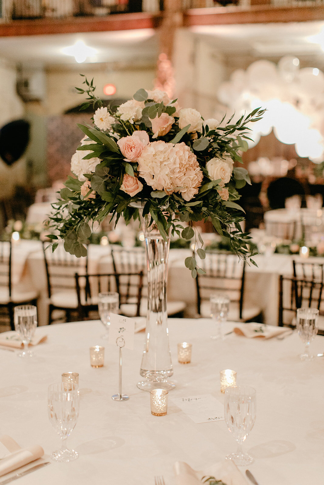 30 Wedding Centerpiece Tall Pink White Flowers Greenery.jpg